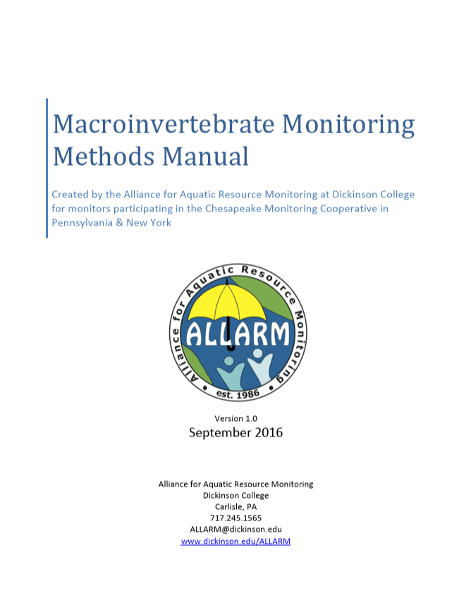 Upper Watershed Benthic Methods Manual thumbnail